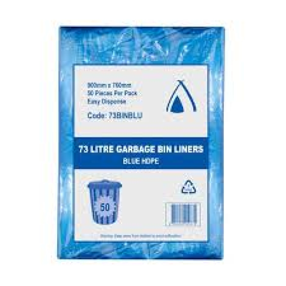 73L Binliner Blue Flat/500